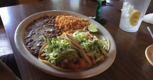Some Shrimp Tacos at El Campestre are packed full of flavor and are well recommended.
