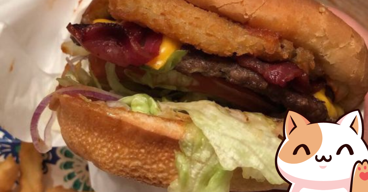 Texas Burger Favorite, Western Cheeseburger, Food in Gustine