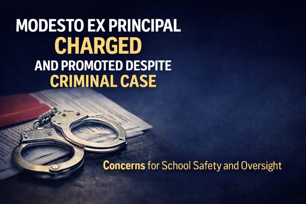 Modesto ex principal charged and promoted despite criminal case graphic