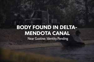 Body found in Delta-Mendota Canal near Gustine with recovery scene in background