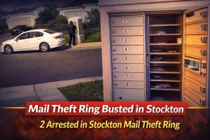 Stockton police investigation into mail theft involving two arrested suspects