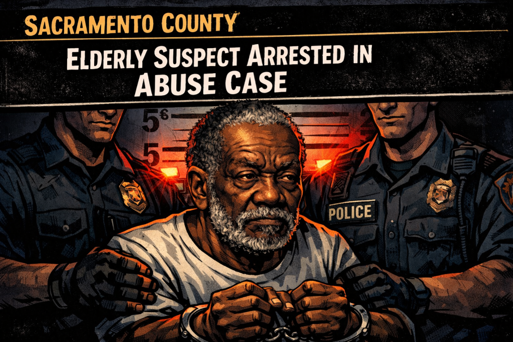 Elderly suspect arrested in sacramento illustration