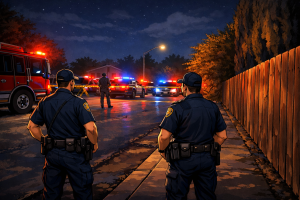 Police activity near Pixie Drive and Doray Court in Stockton after a fatal Friday night shooting investigation.