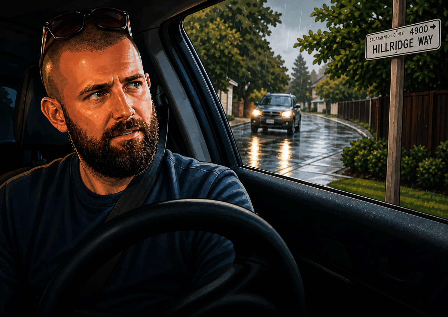 Vitaliy Zaytsev Fair Oaks shooting graphic showing the Folsom CVS manager and three suspects arrested in connection with the May 3, 2024 Sacramento County case.