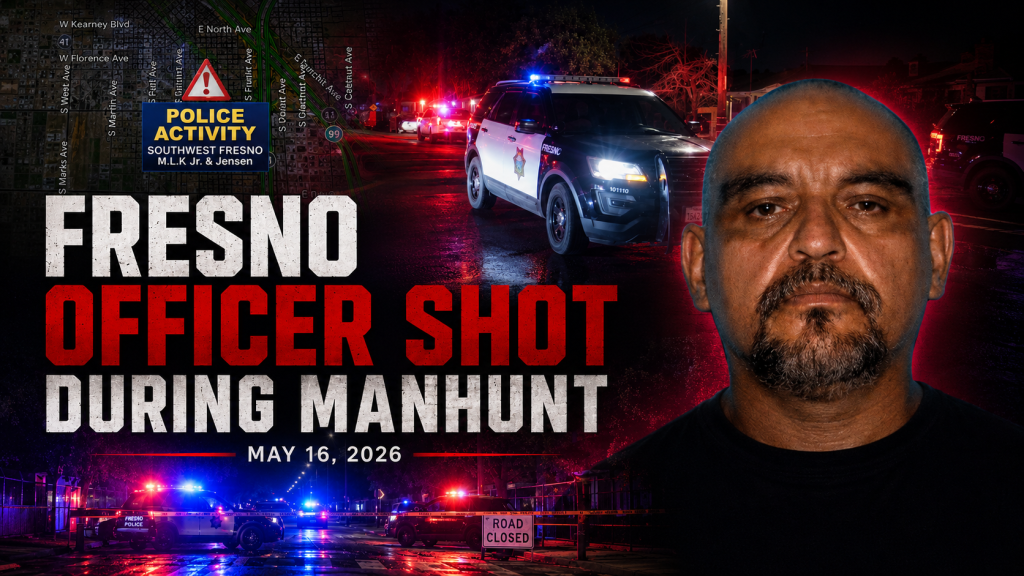 Fresno police response after officer shooting involving Paul Rodriguez Cisneros in Southwest Fresno