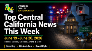 Central Valley News Today roundup covering Fresno shooting, fatal hit-and-run, Stockton homicides, Avenal recall fight, and Fresno red-light cameras